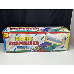 2002 Alex Toys Vintage Childrens Paper Dispenser And Roll Of Paper New Open Box